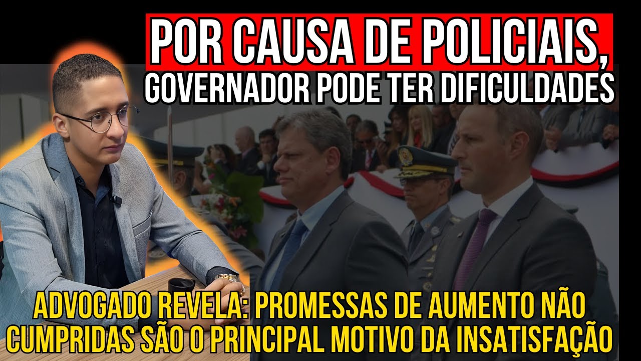 Policiais de SP esperavam por aumento: conheça MOTIVOS DA INSATISFAÇÃO