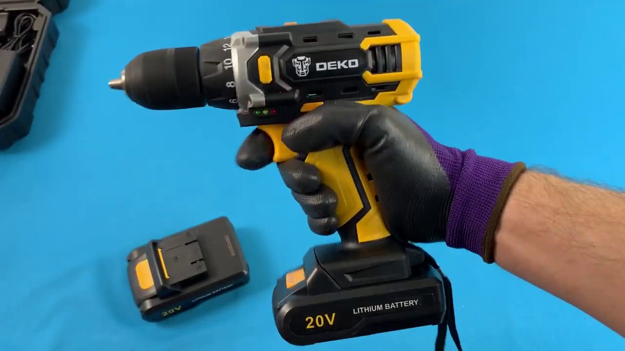 ШУРУПОВЕРТ DEKO 20V ЗА 30$ ВЫБОР БОЛЬШИНСТВА