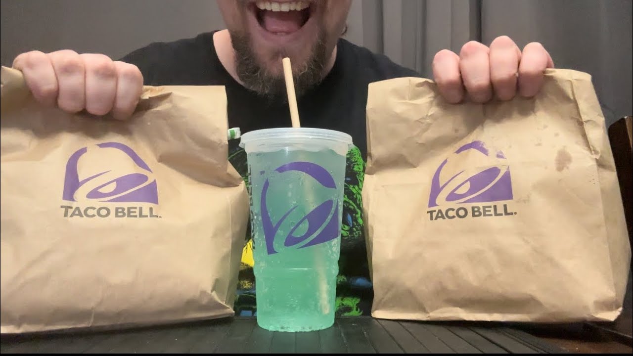 ASMR Taco Bell Feast Burritos, Tacos LOUD EATING SOUNDS, WHISPERS, RAMBLES