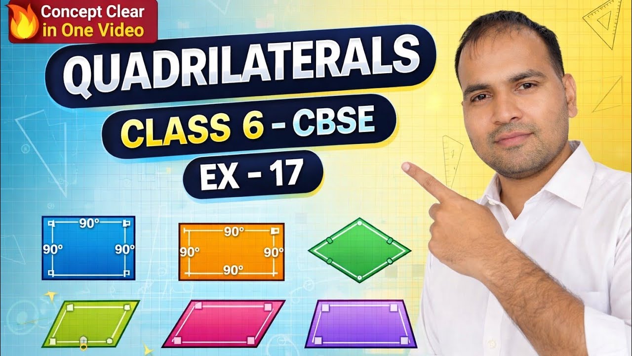 Quadrilaterals // class 6th // ex- 7 // R.S  Aggarwal // Ravi Ranjan sir 