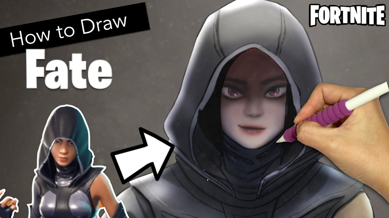 [iPad Speedpaint] Fortnite Fate Drawing | How to draw Fate | Procreate iPad Pro illustration