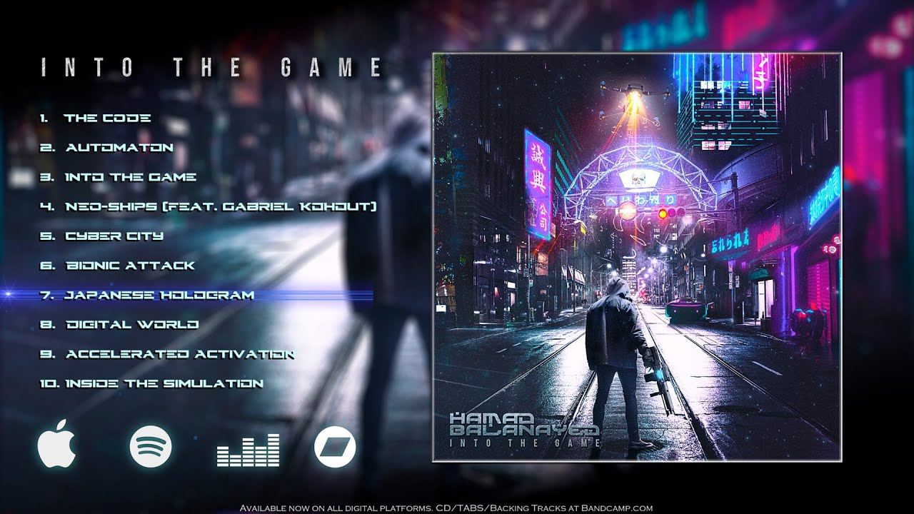 Hamad Balanayed - Into The Game (FULL ALBUM) // Instrumental Cyber Metal