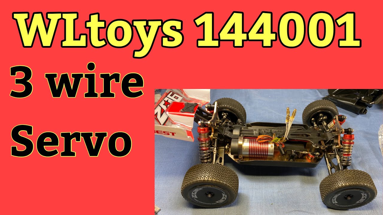 WLtoys 144001 servo install.