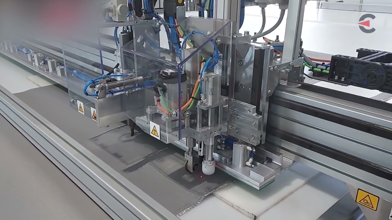SM-375-TA | Automatic static bed cutting and marking machine