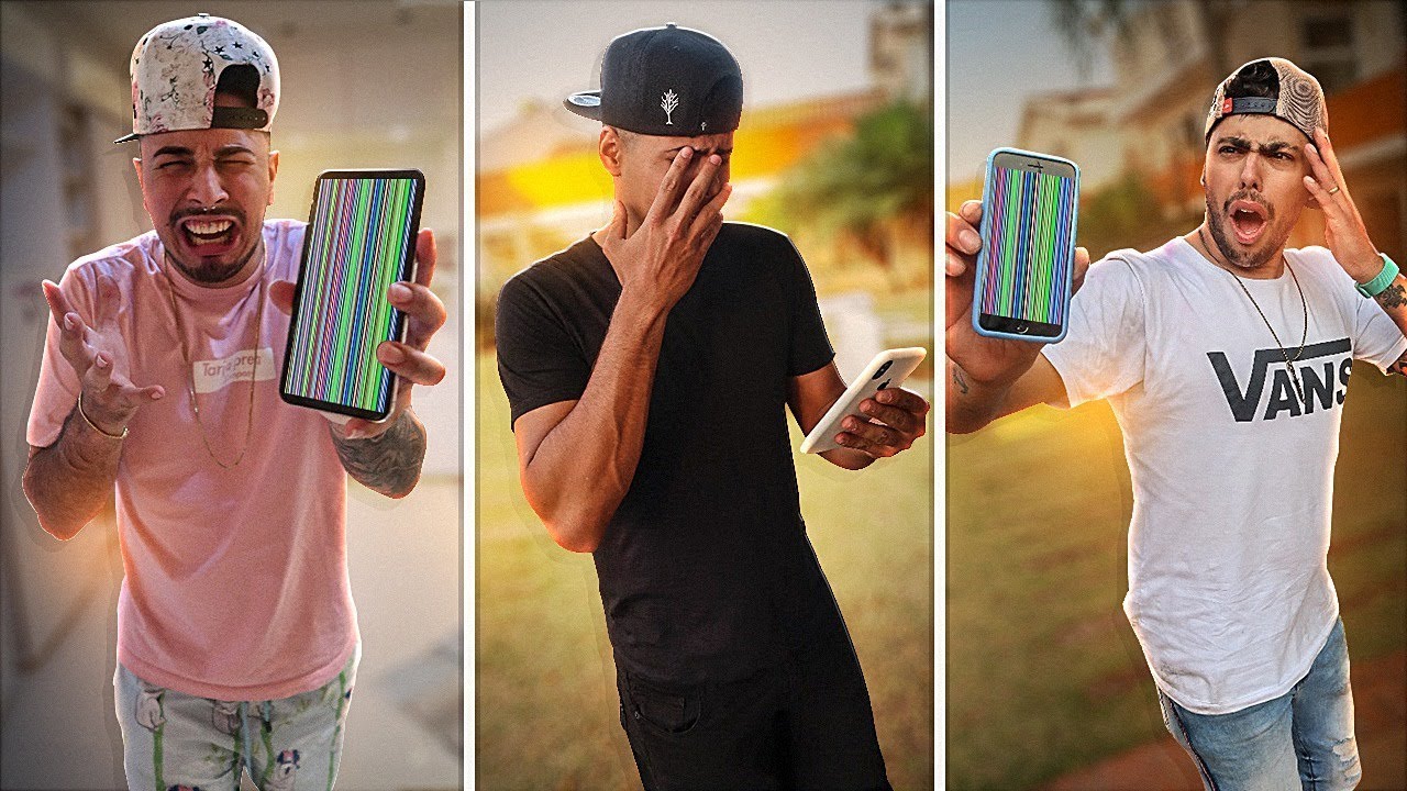 QUEBREI O IPHONE DOS MEUS AMIGOS *RENATO QUASE CHOROU*