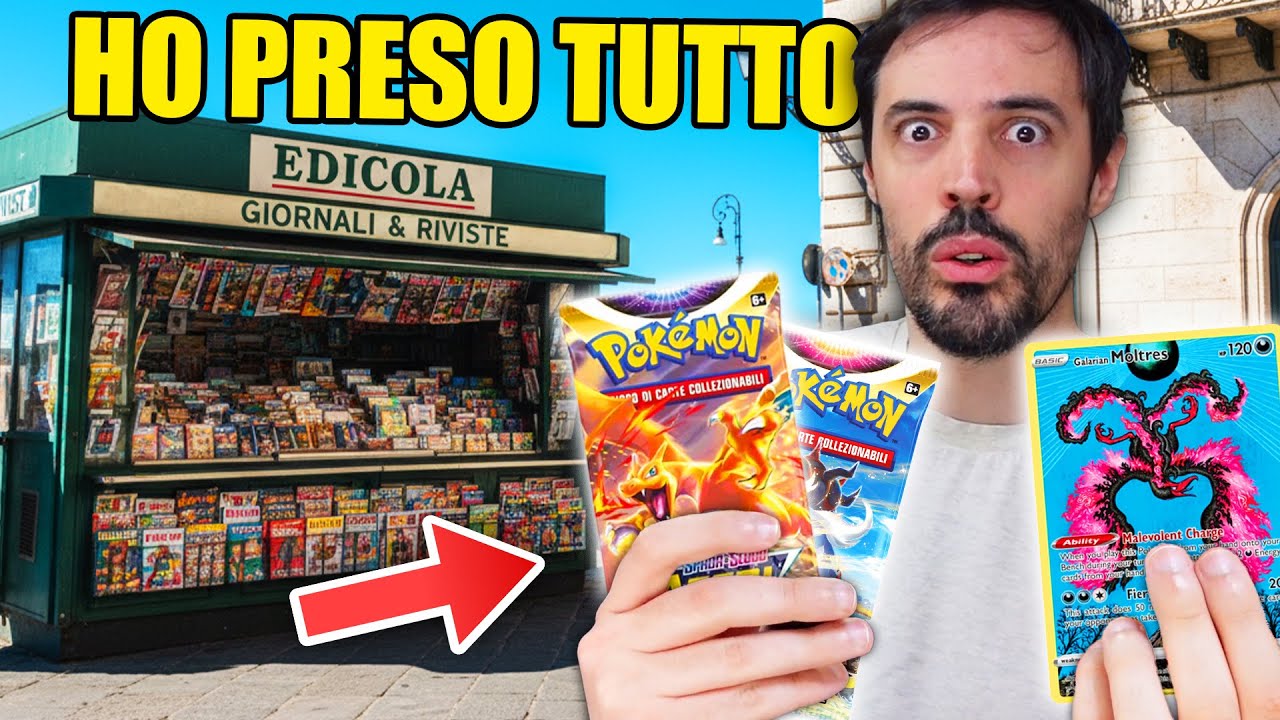 Ho Cercato Carte Pokémon RARE nelle Edicole PIÙ NASCOSTE