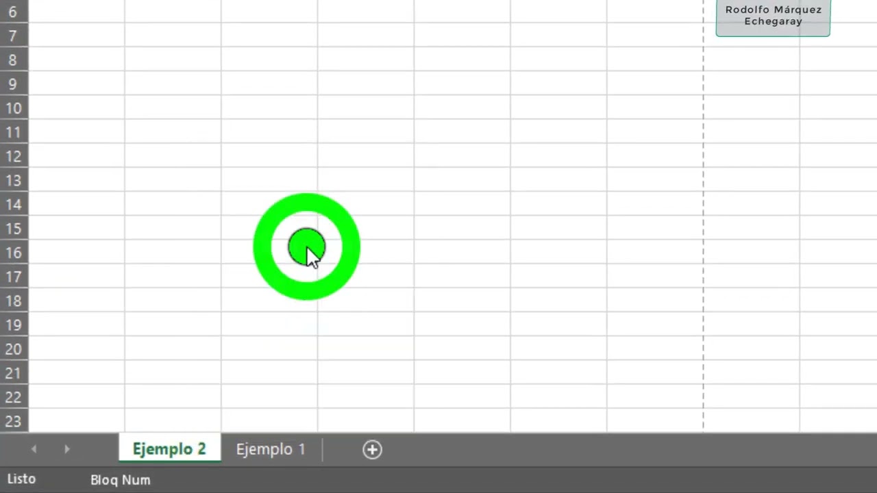 Comenzando a trabajar con Excel