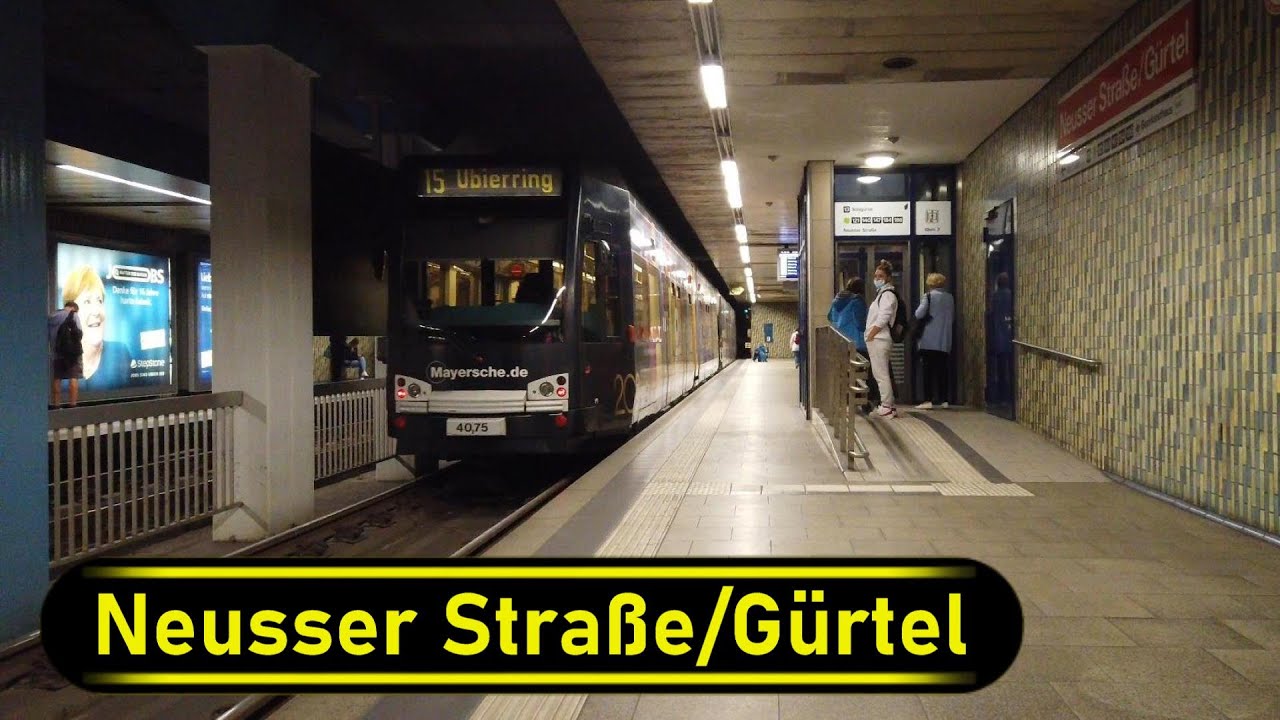 Stadtbahn Station Neusser Straße/Gürtel - Cologne 🇩🇪 - Walkthrough 🚶