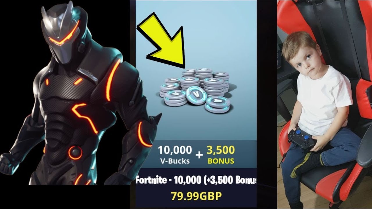 TRUMAnn Gives His 4 Year Old Kid 13,500 Vbucks To Buy Tier 100 OMEGA!!