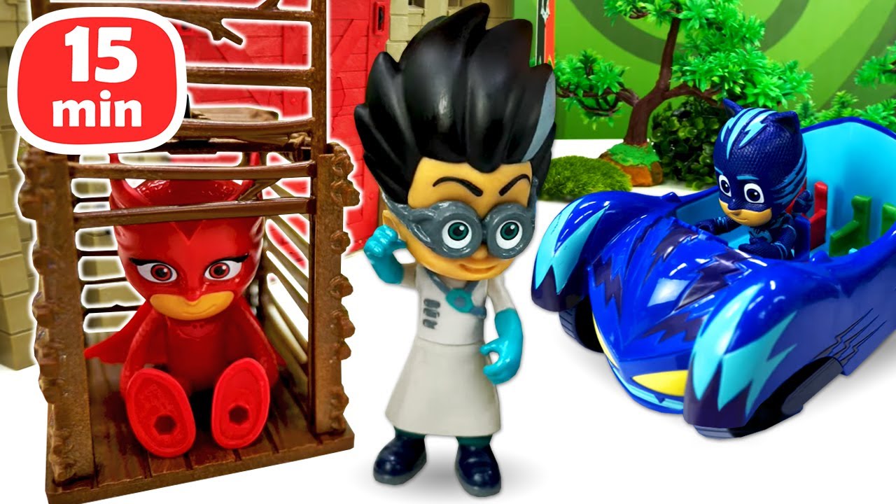 PJ Masks Spielzeug Kompilation - die tollsten Spielzeug Videos für Kinder. Kinder Cartoons