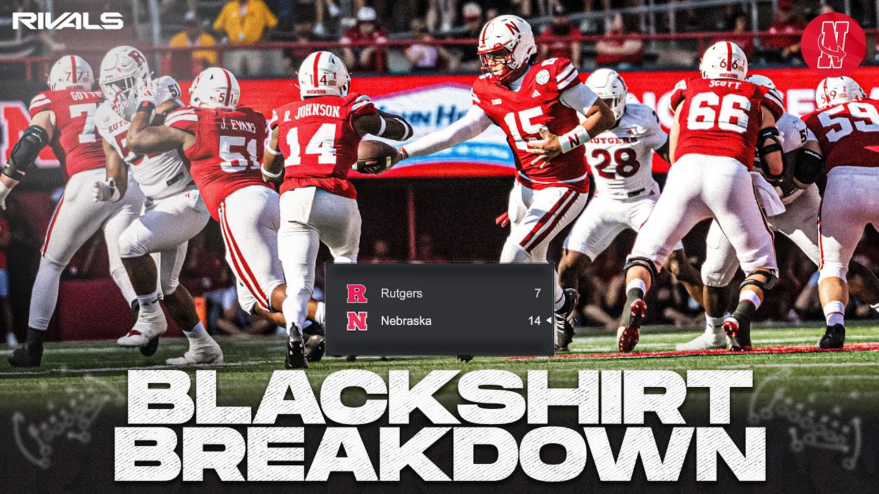 Film breakdown of Nebraska football's 14-7 win over Rutgers | Blackshirt Breakdown