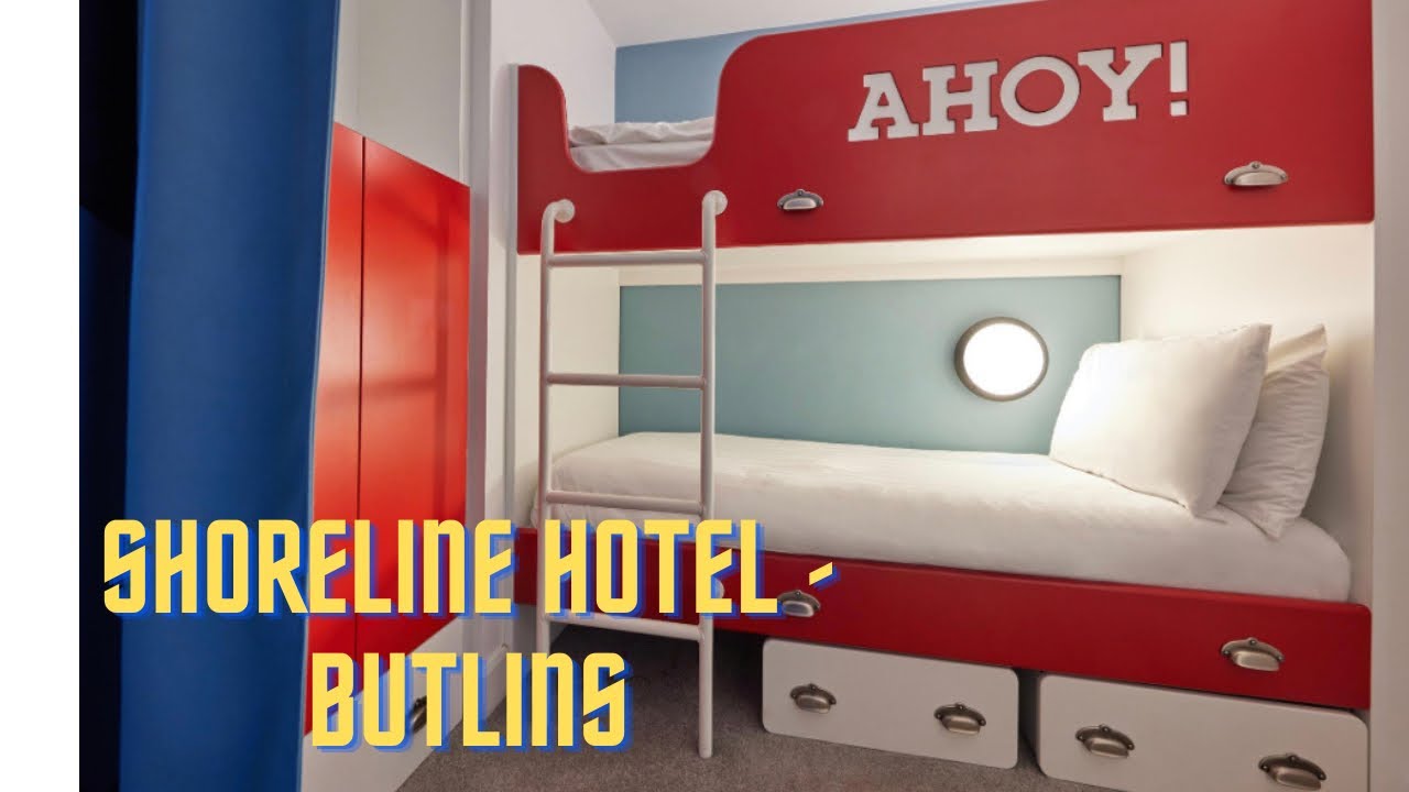 Butlins Bognor Regis, тур по семейным номерам отеля Shorline, кварталы Куламбуса.
