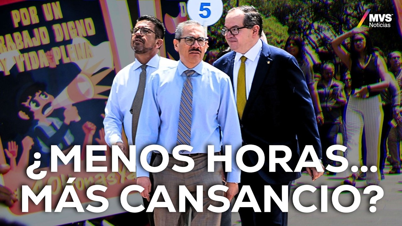 Reforma LABORAL de 40 horas: TRABAJADORES exigen DESCANSO real y NO promesas | MVS Noticias