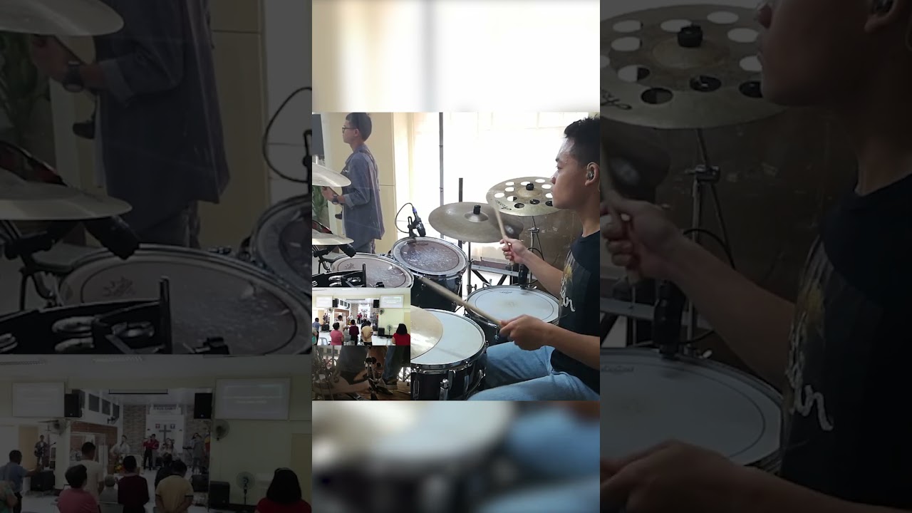 PRE-CHORUS SECTION  #christiandrummer #drumcover #worshipdrummer