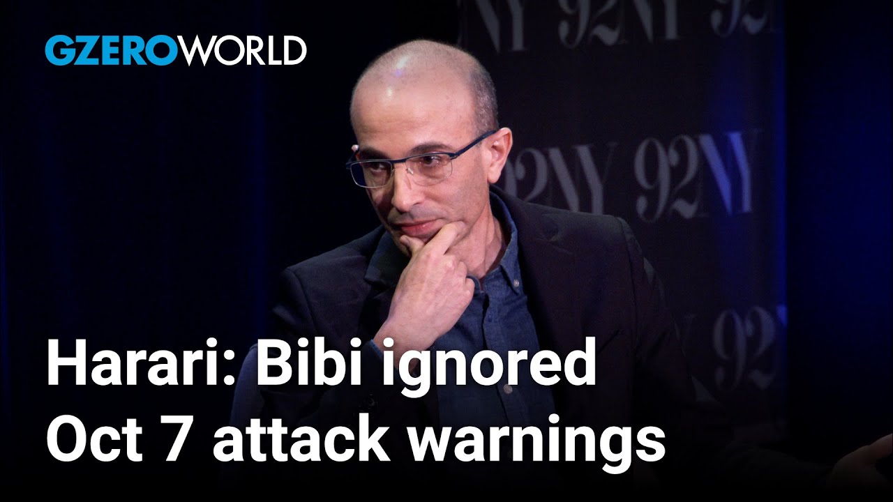 Yuval Noah Harari: Netanyahu's 'Deep State' fears enabled Oct 7 attack | Ian Bremmer | GZERO World