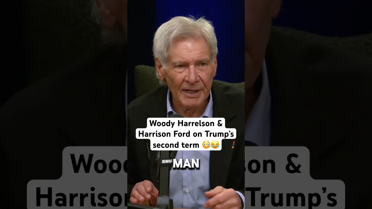 Woody Harrelson & Harrison Ford on Trump&rsquo;s 2nd term #woodyharrelson #trump #harrisonford #democrats