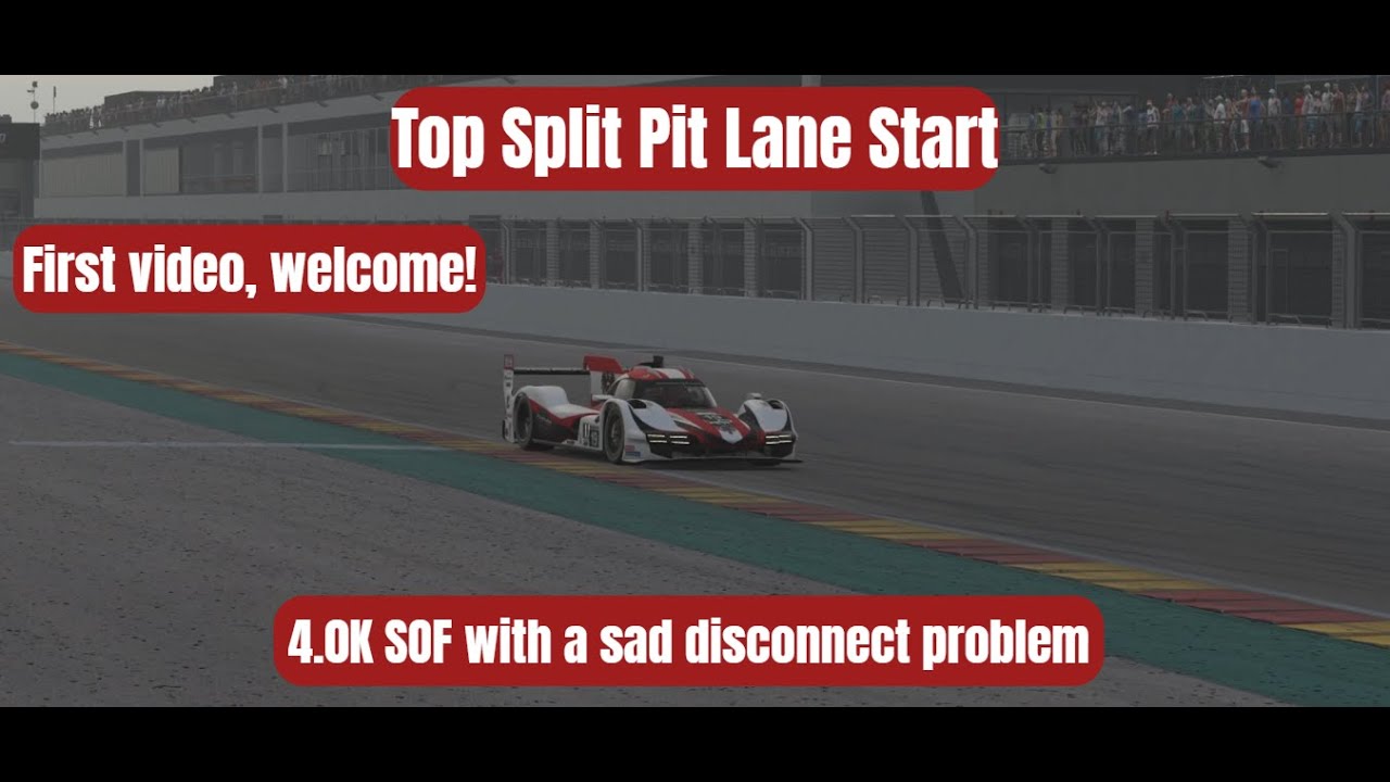 First Video! IMSA Open at Aragon 4.0k SOF from Pit lane