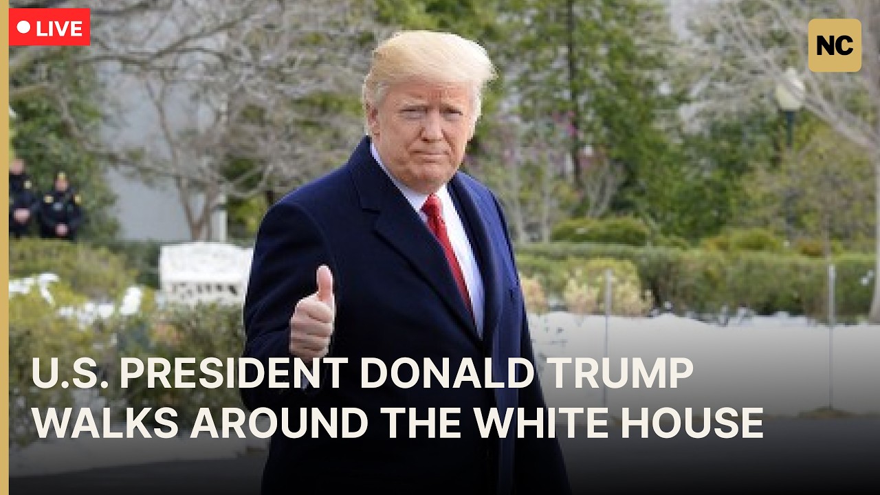 🔴LIVE: President Trump Seen Walking Around the White House | AC1P