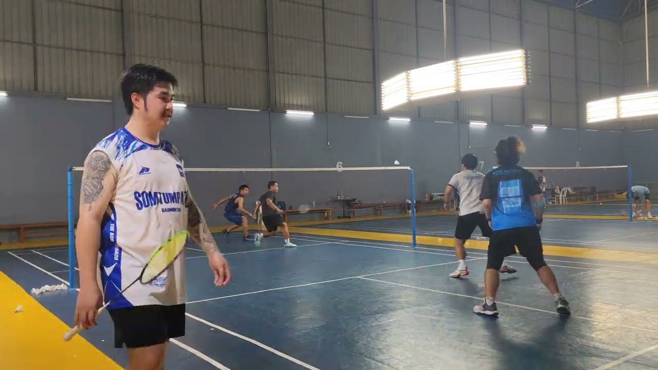 20260213 ตูน + โอ๊ต  VS คุณเจี๊ยบ + พีช ที่สนาม NC Court พิษณุโลก ขอบคุณที่มาตีด้วยกันนะครับ