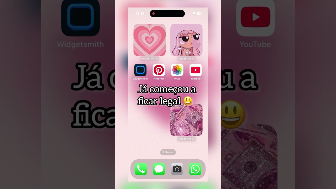 Personalizando meu iPhone 15 🩷🖤 #apple #iphone #dicasparaiphone