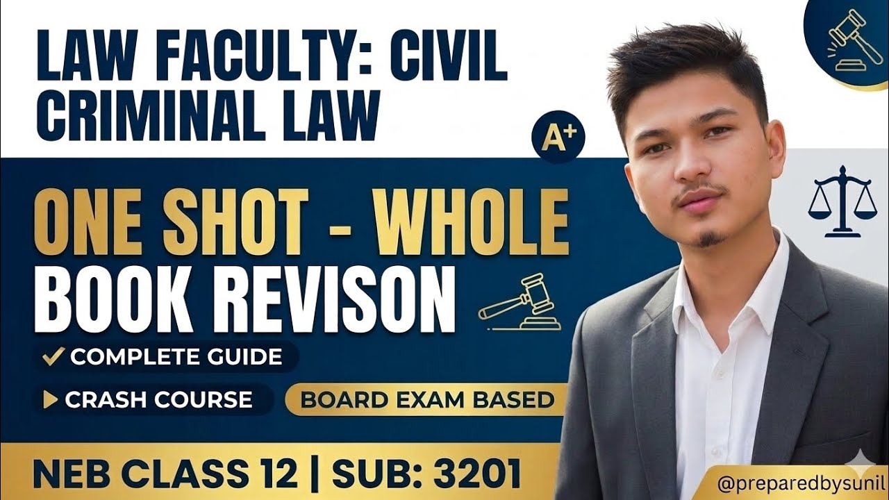 NEB Class 12 Law Model Questions 2083/2026 | Civil Law & Criminal Law Questions with Answers 