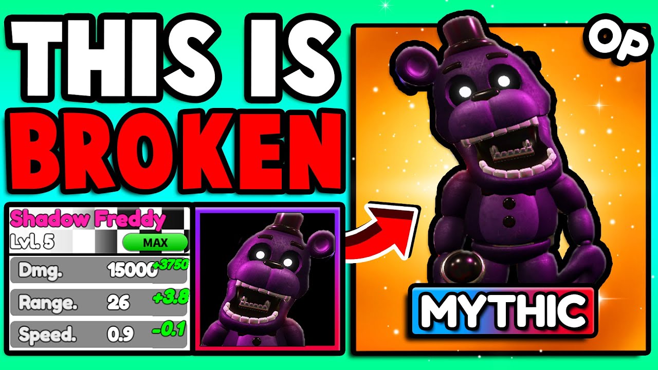 Я получил 0,1% *НОВОГО* FNAF WORLD SHADOW FREDDY! *OP*