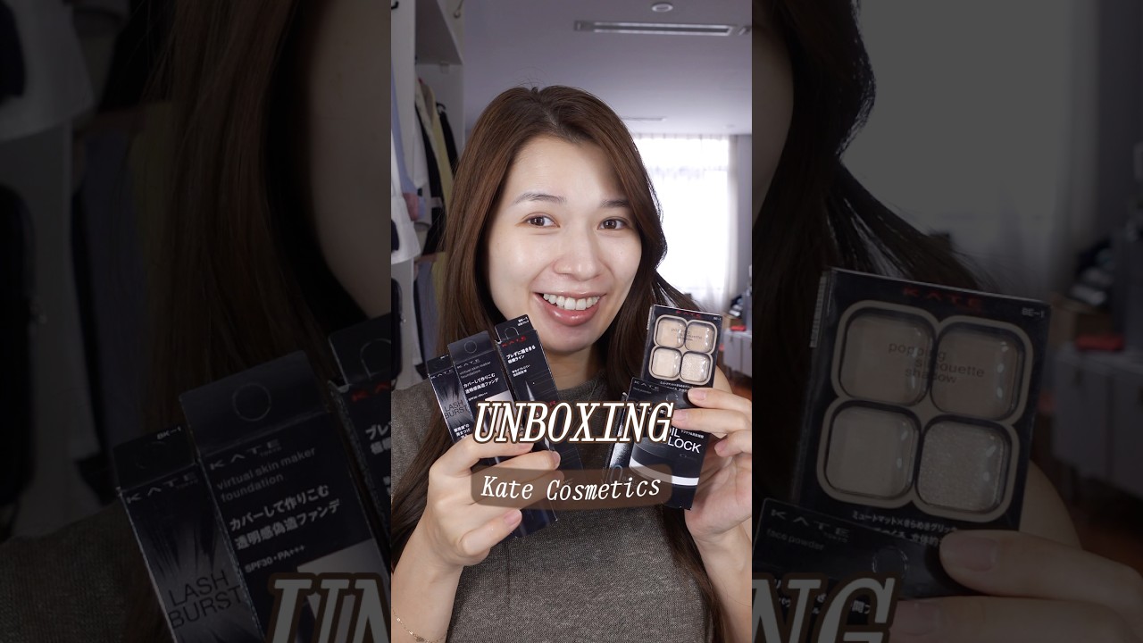 Unboxing & Try On KATE MAKEUP #japanesemakeup #kanebo