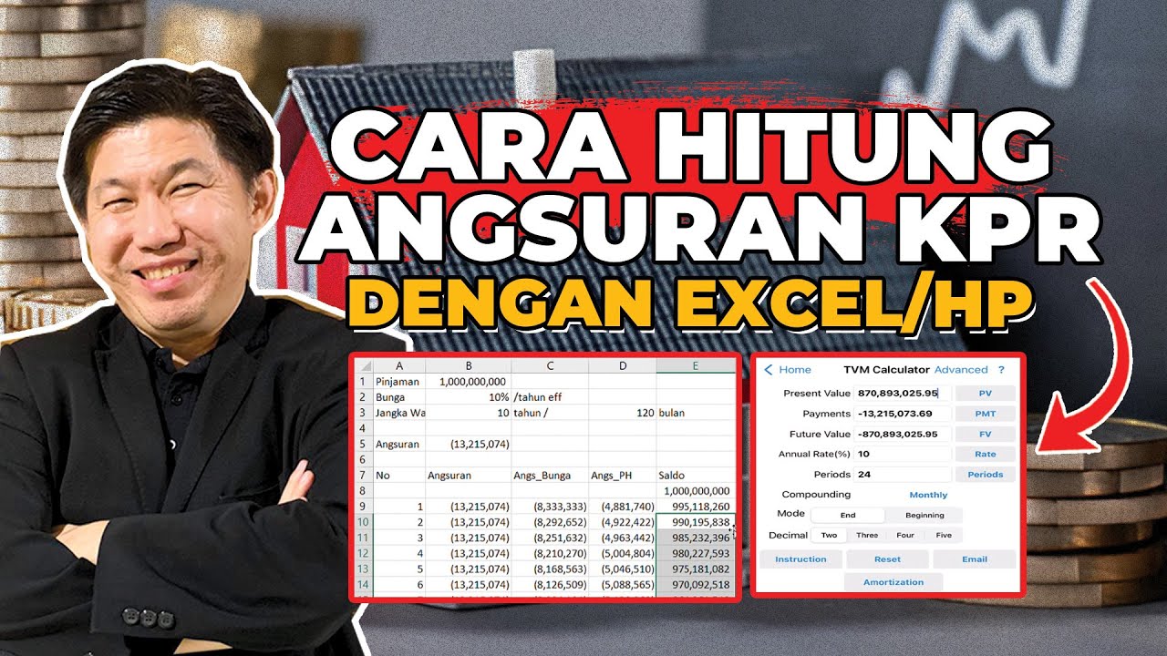 Cara Hitung Angsuran KPR, dengan Excel atau HP