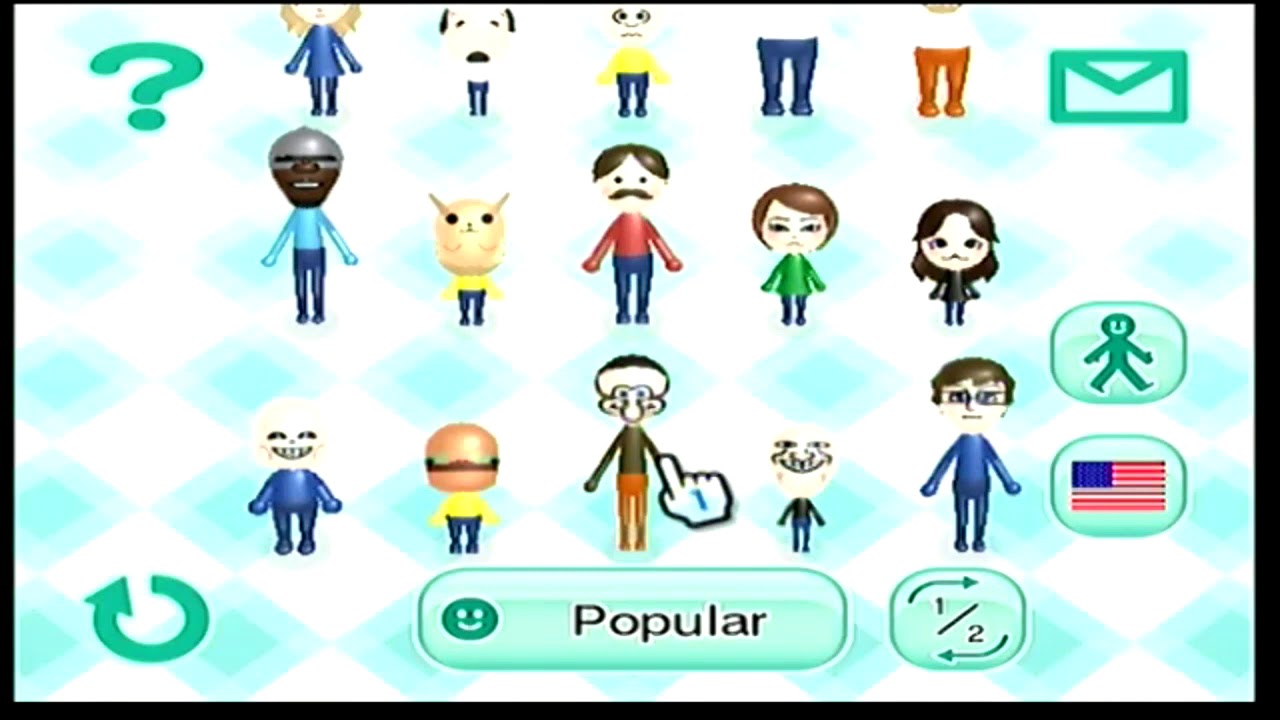 My Wii Menu January 2021