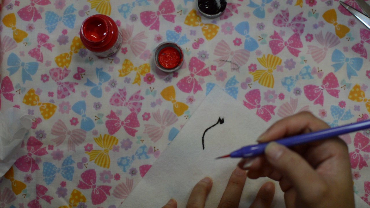 Pintura no feltro