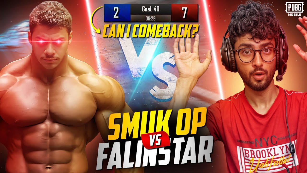 Smuk Op Vs FalinStar😮‍💨 | Most Demanded Tdm🔥 |  PUBG MOBILE