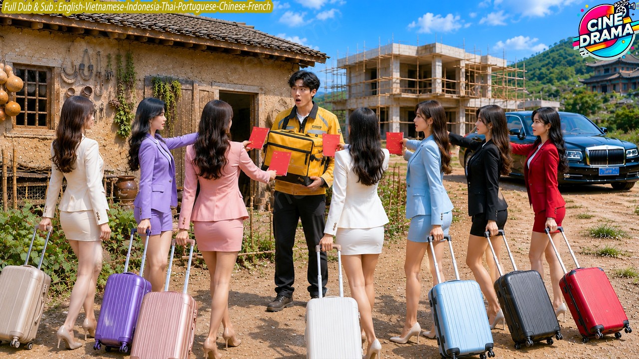 Poor Delivery Boy Single For 10 Years, 7 Pregnant Female CEOs Arrive At His House To Propose