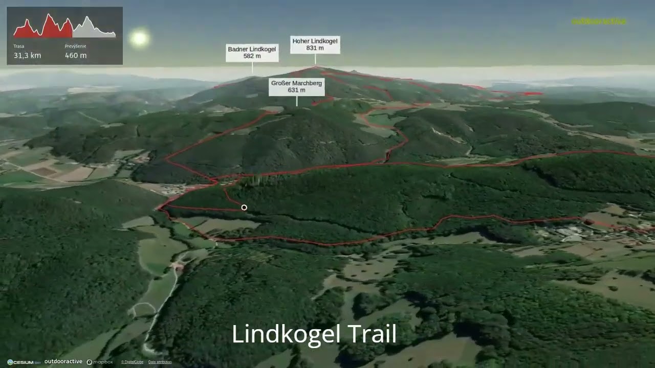Lindkogel Trail ∆ hiking trails ∆ 3d-trail.com/austria/