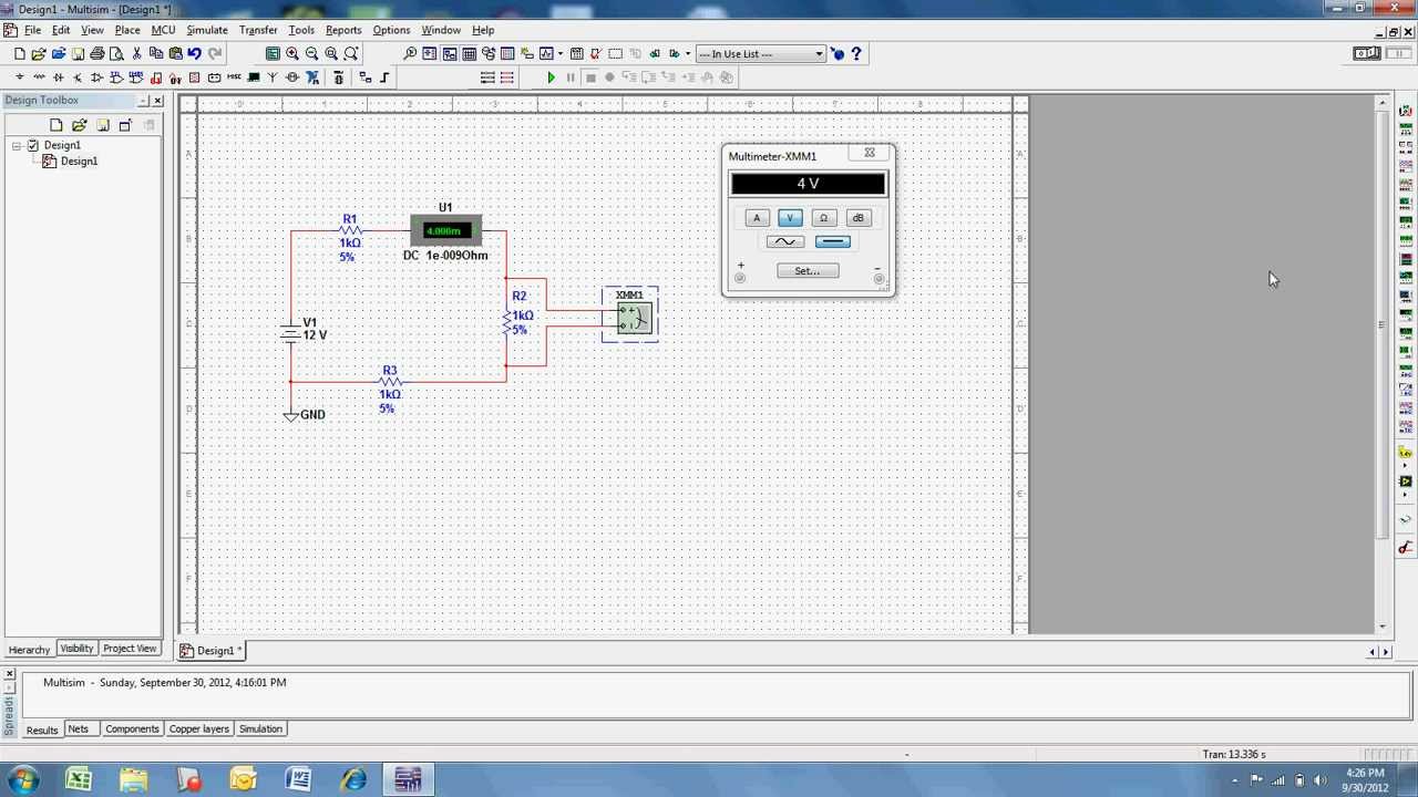 MultiSim 101 &mdash; Технология электронной инженерии в колледже Данвуди