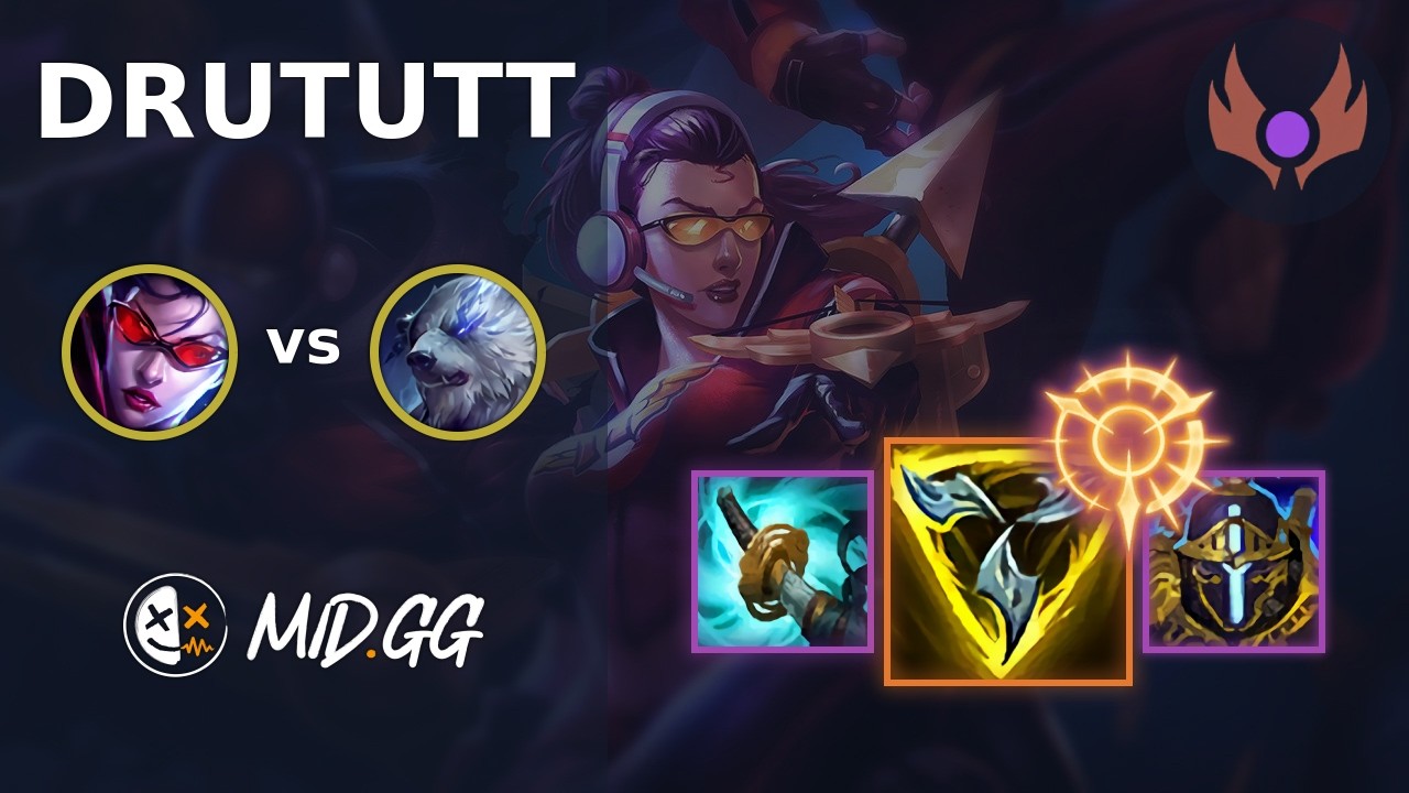 MID.GG: [ drututt ] Vayne TOP vs Volibear | EUW MASTER | LOL Season 2026