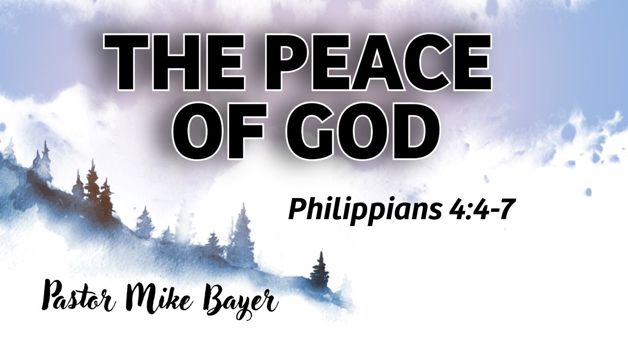 The Secret to God's Peace in Troubled Times