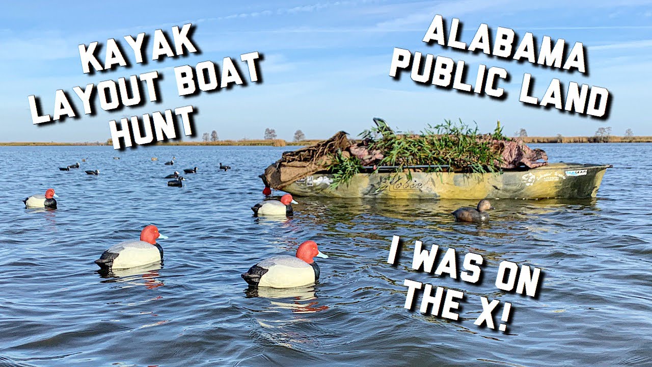 Public Land Duck Hunting | Open Water Kayak Layout Hunt