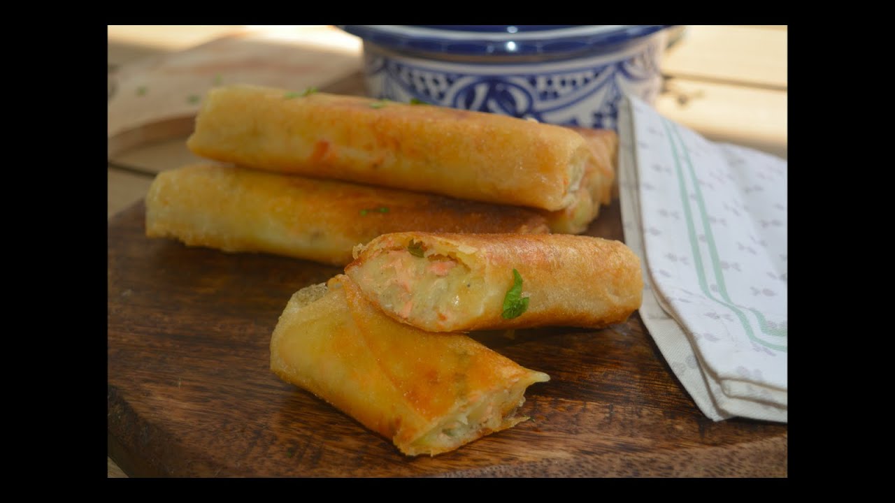 Bourek au saumon et à l'emmental