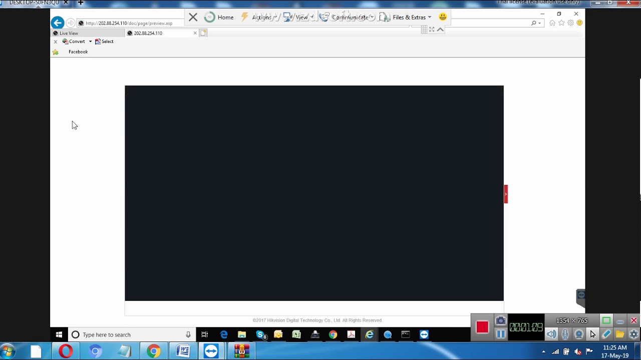 Live view failed Hikvision DVR/NVR