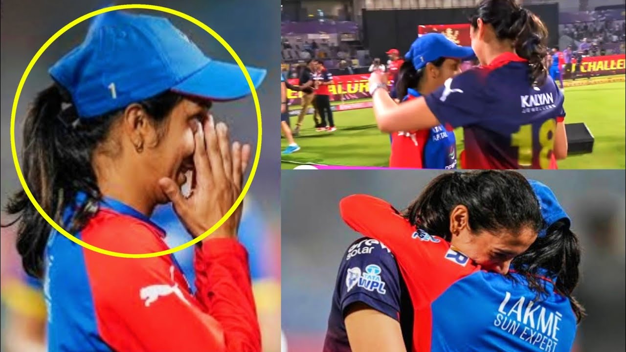 Smriti Mandhana heart touching gesture for crying jemimah rodrigues after RCB vs DC WPL 2026 Final
