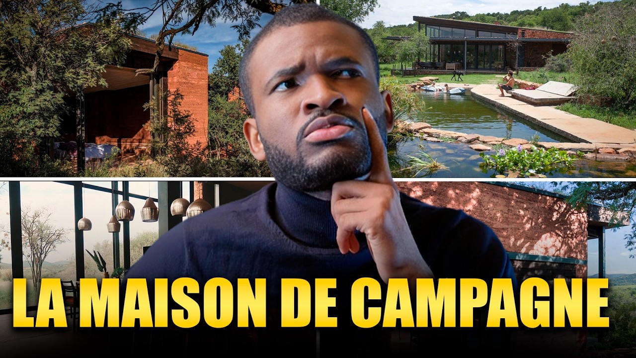 Inédit :  Une villa de campagne très écologique en terre crue en #afrique #africa