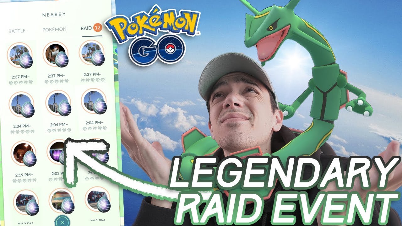 NEW LEGENDARY RAID EVENT + RAYQUAZA RETURNS (but no shiny...) [Pokémon GO]
