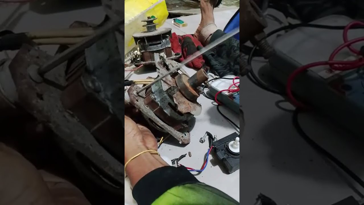 BESTTEI : testing dinamo mesin cuci bekas