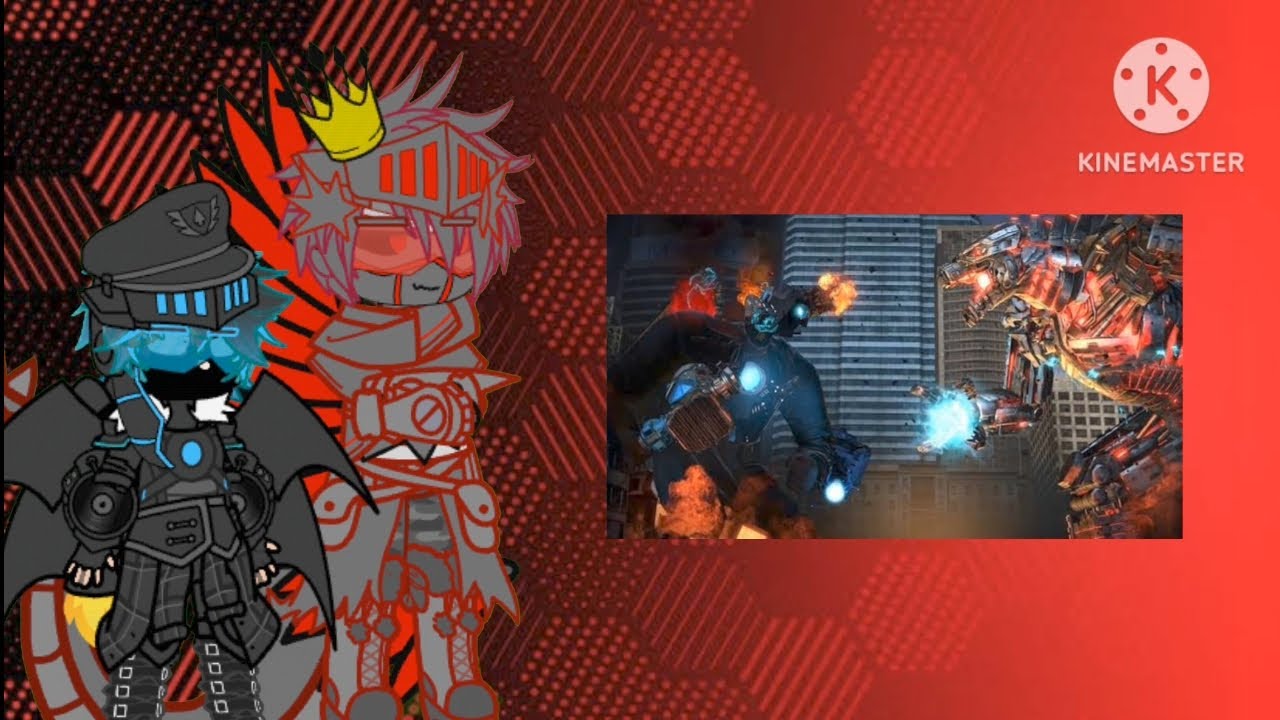 [🇧🇷/🇺🇸/🇪🇸/🇷🇺]ST + mecha Godzilla react to titan cameramen vs mecha Godzilla 