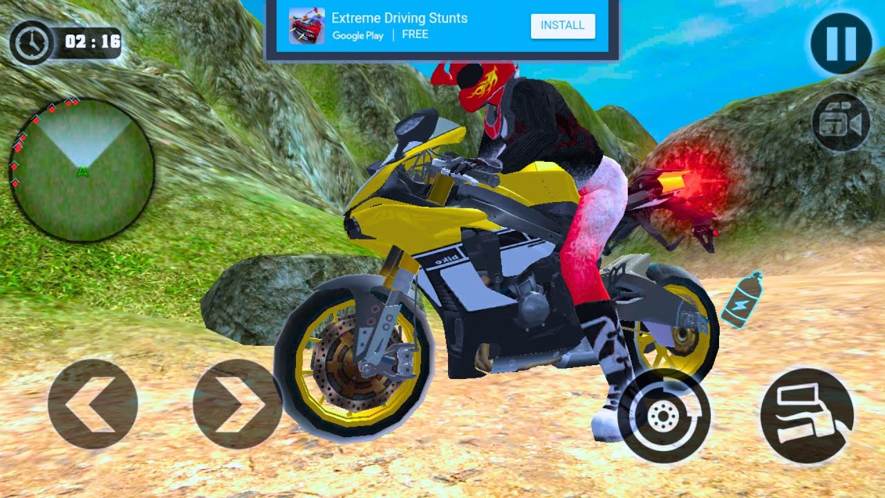Uphill Offroad Motorbike Rider - SUV Racing Bike Game - Android IOS Gameplay #1