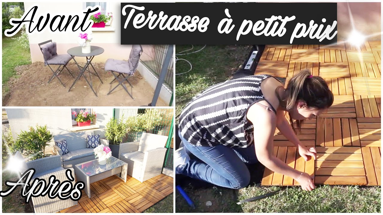 ✨🏡JE TRANSFORME MA TERRASSE AVEC UN PETIT BUDGET | UNE TERRASSE COSY &Agrave; PETIT PRIX !!