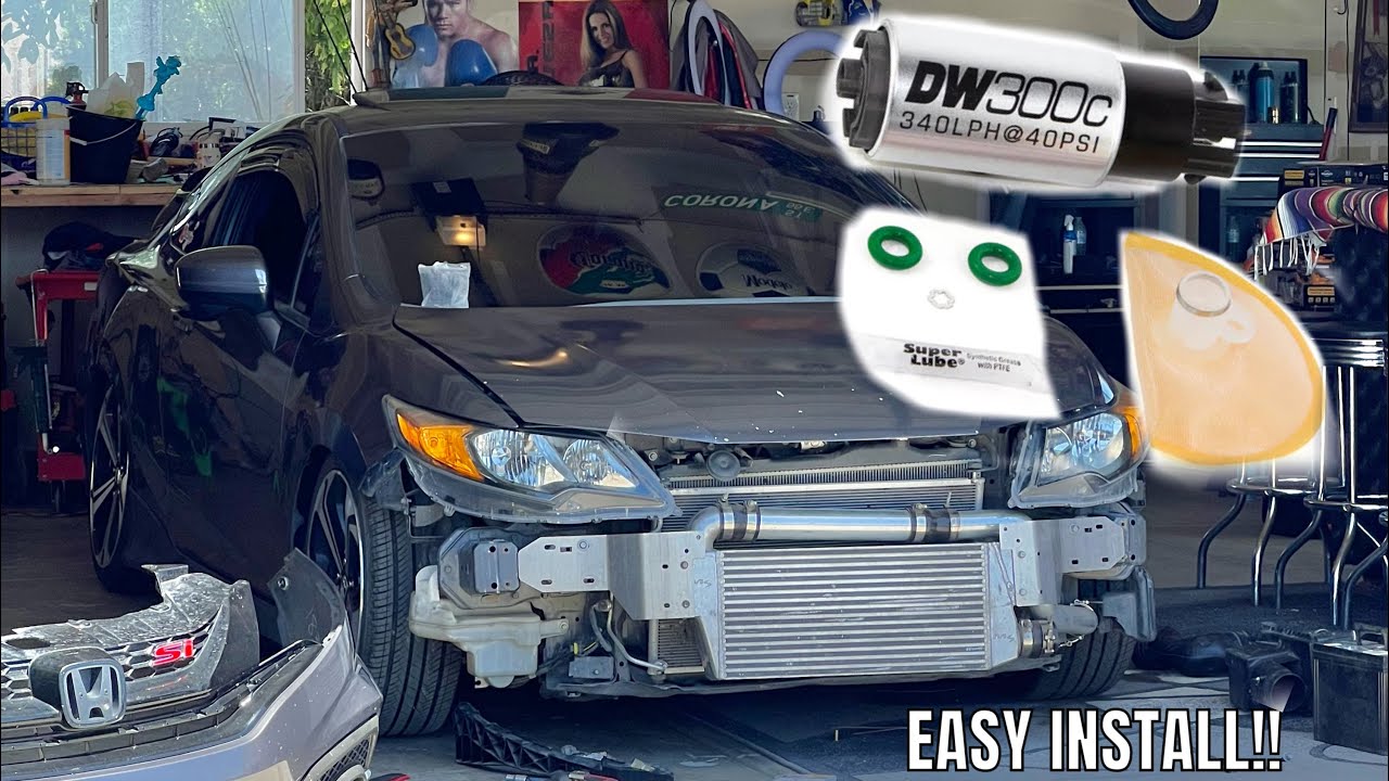 DW300C Fuel Pump Install On 9th Gen Civic Si!