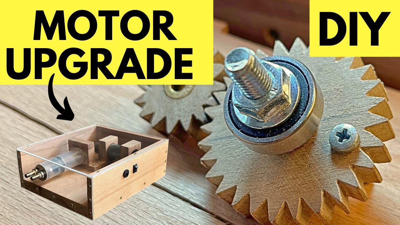 Mechanical Mastery: Handcrafted Wooden Gearbox Amps Up DC Motor Power! #gearbox #mechanical #airpump