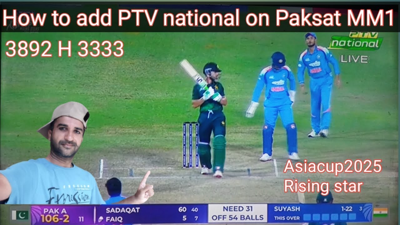 How to add PTV National on Paksat MM1
