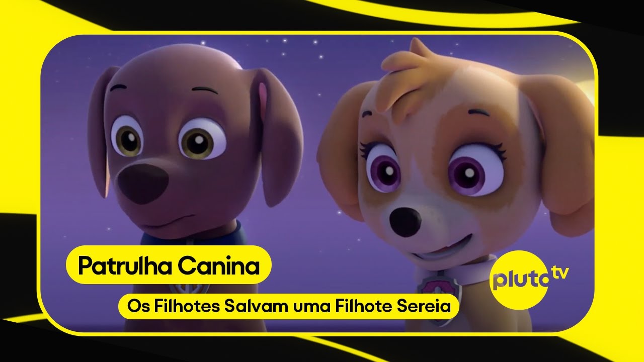 O dia em que a Patrulha Canina se transformou em Filhotes Sereias! | Pluto TV